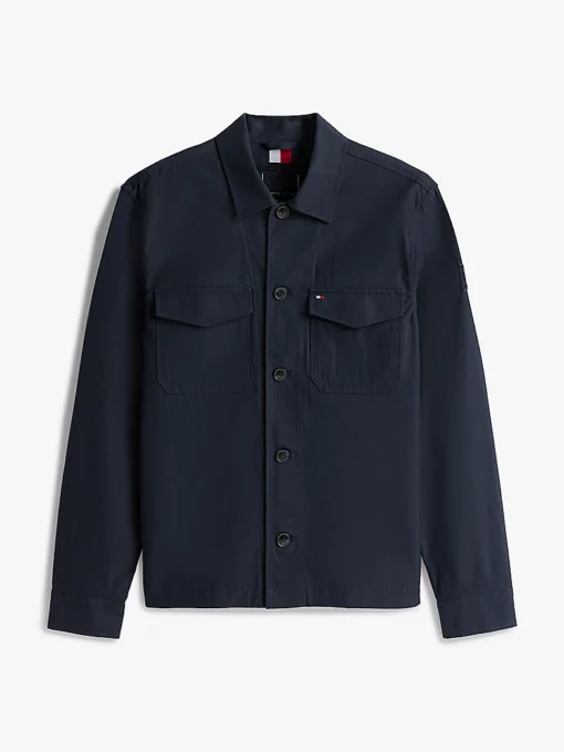 Tommy Hilfiger Nylon Shirt Jacket Desert Sky