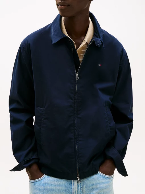 Tommy Hilfiger Lightweight Regular Fit Ivy Jacket Desert Sky