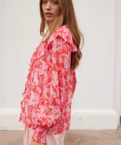 Rue de Femme Jennah Blouse Mars Red