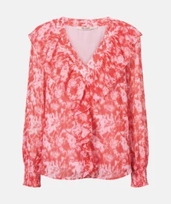 Rue de Femme Jennah Blouse Mars Red