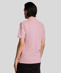 Lyle & Scott Plain Polo Shirt Light Pink