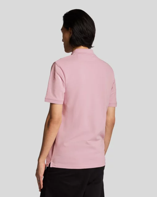 Lyle & Scott Plain Polo Shirt Light Pink