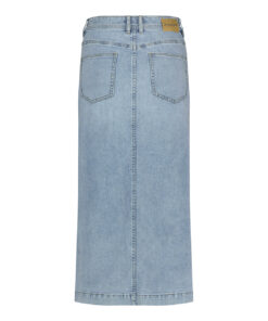 Red Button Alina Skirt Frontslit Bleach