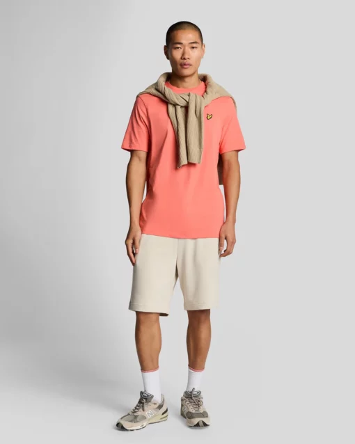 Lyle & Scott Plain T-shirt Coral Stand