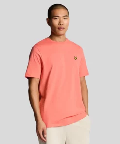 Lyle & Scott Plain T-shirt Coral Stand