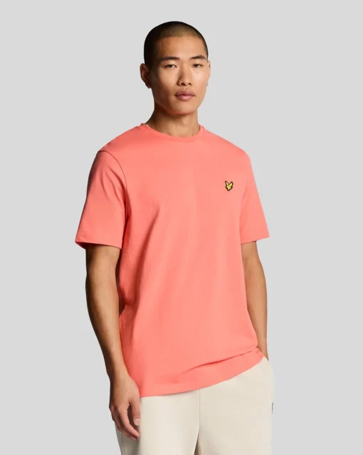 Lyle & Scott Plain T-shirt Coral Stand