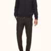 Oscar Jacobson Bomber Nylon Shell Jacket Dark Blue