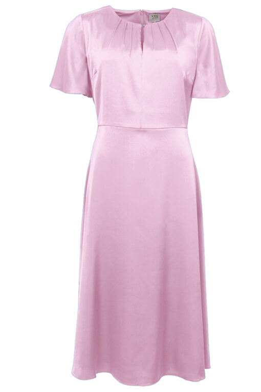 STI Celinna Solid Dress Ballet Rose