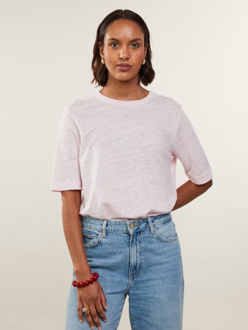 Stenströms Helmi Light pink Linen Top