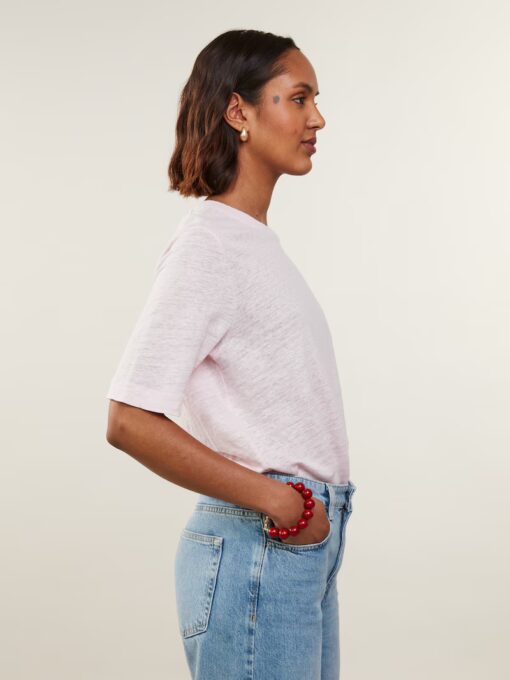 Stenströms Helmi Light pink Linen Top