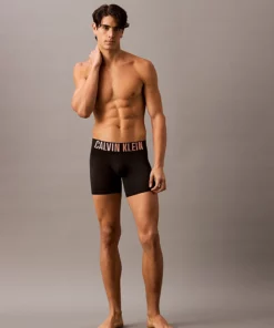 Calvin Klein 3-Pack Boxer Briefs - Intense Power Cotton Black Punch
