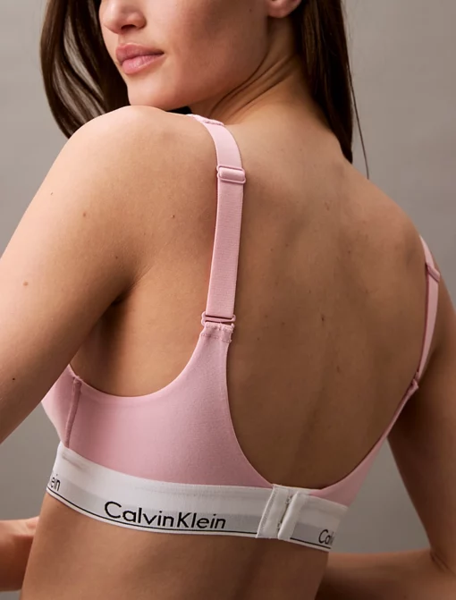 Calvin Klein Lift Bralette – Modern Cotton Buff Pink
