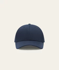 Les Deux Crew Organic Baseball Cap Dark Navy