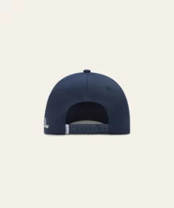Les Deux Crew Organic Baseball Cap Dark Navy