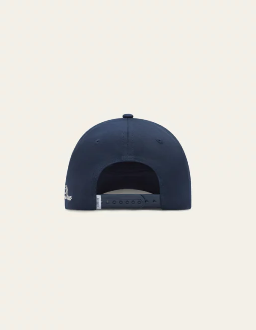Les Deux Crew Organic Baseball Cap Dark Navy