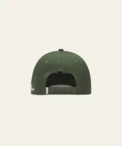 Les Deux Crew Organic Baseball Cap Chive