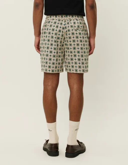 Les Deux Otto AOP Tapestry Shorts Ivory