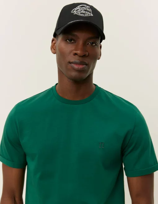 Les Deux Norregaard Contrast T-Shirt Evergreen