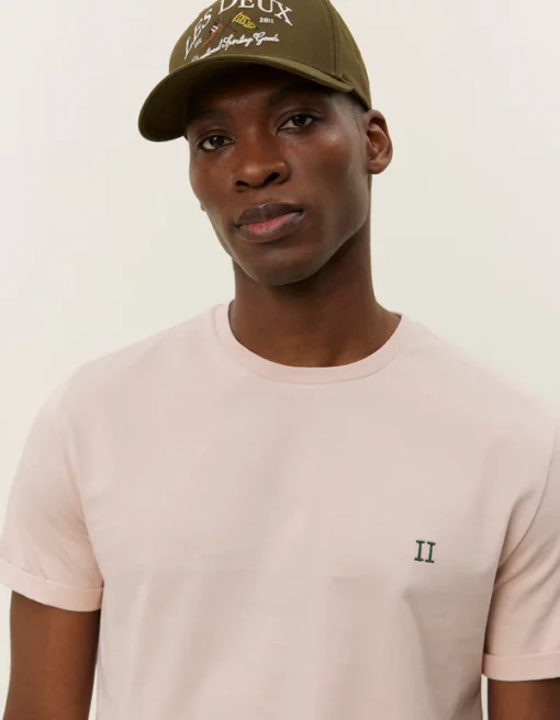 Les Deux Norregaard Contrast T-Shirt Peach Whip