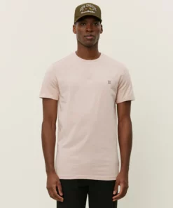 Les Deux Norregaard Contrast T-Shirt Peach Whip
