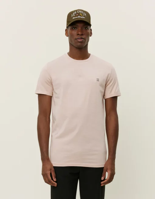 Les Deux Norregaard Contrast T-Shirt Peach Whip
