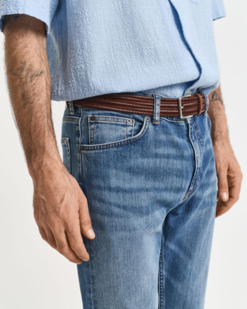 Gant Regular Gant Jeans Mid Blue Worn In