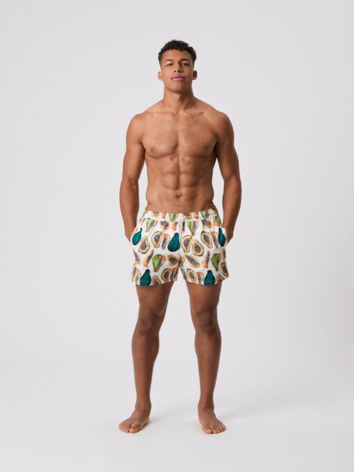 Björn Borg Print Swim Shorts Papaya Big