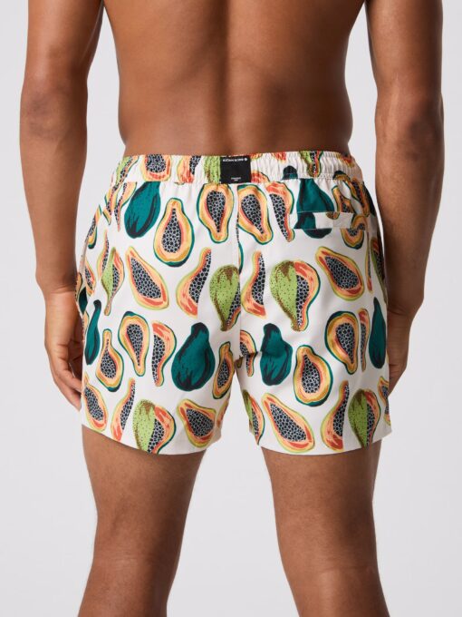 Björn Borg Print Swim Shorts Papaya Big