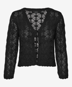 Vmnewverena Lace Cardigan Black