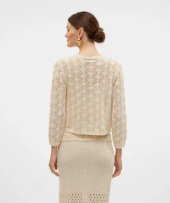 Vmnewverena Lace Cardigan Birch