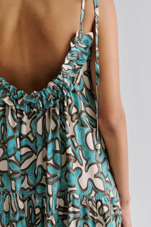 Malina Mare Dress Ocean Corals