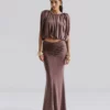 Malina Majori Maxi Skirt Chocolate