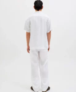 Jack & Jones Karl Lawrence Linen Chino Pants White