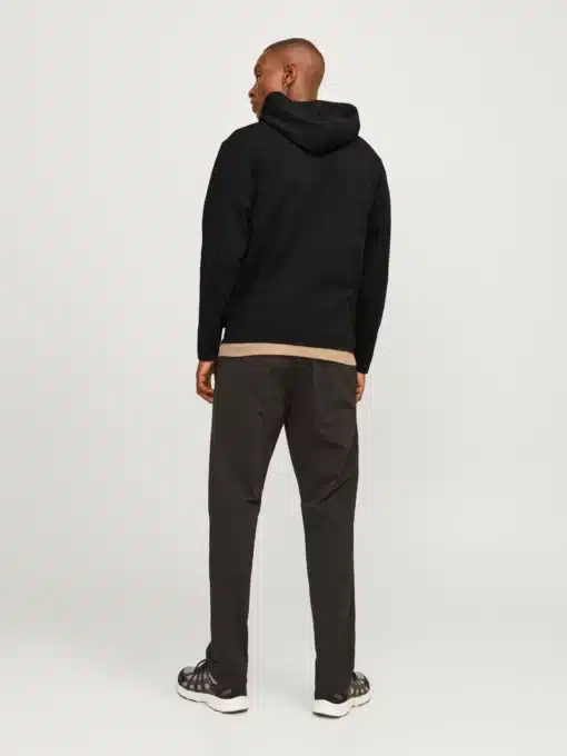 Jack & Jones Jcofusion Sweat Zip Hood Black