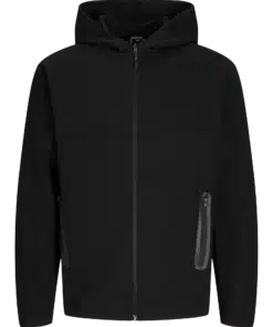 Jack & Jones Jcofusion Sweat Zip Hood Black