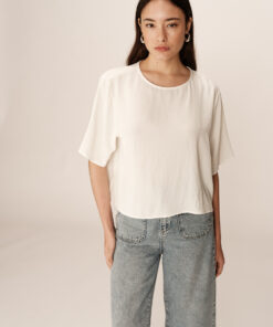 Grace & Mila Top Ecru Paprika