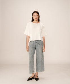 Grace & Mila Top Ecru Paprika