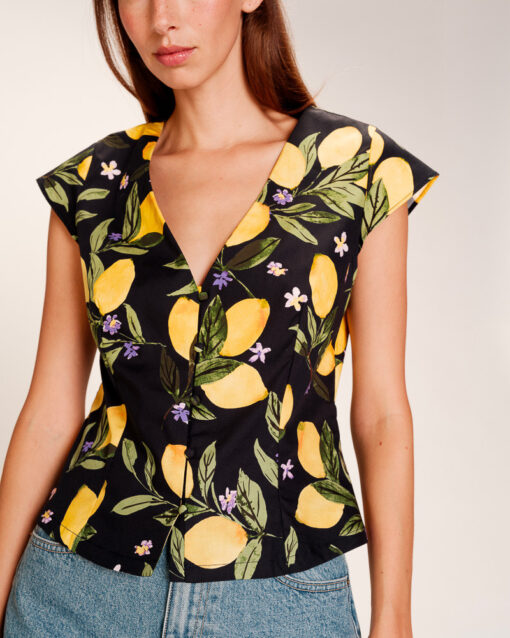 Grace & Mila Blouse Noir Remy