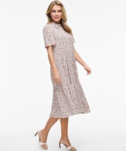 Vikaty Shirt Midi Dress Birch