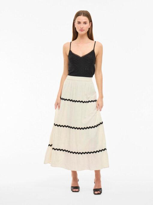 Vimanda Wavy Maxi Skirt Birch