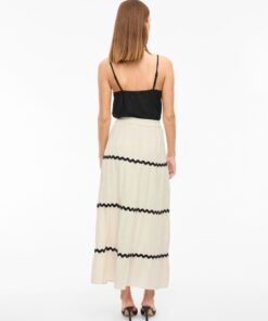 Vimanda Wavy Maxi Skirt Birch