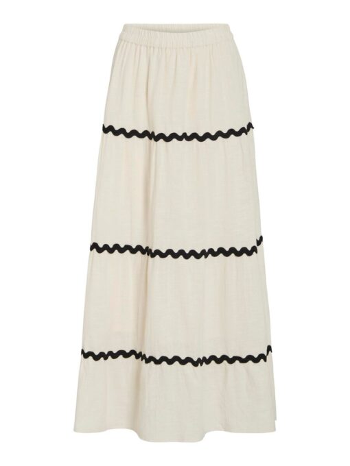 Vimanda Wavy Maxi Skirt Birch