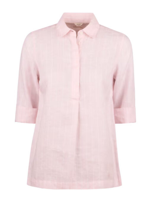 Stenströms Stella Light pink Striped Popover Shirt