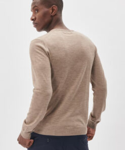 Matinique Margrate Merino Pullover Khaki Melange