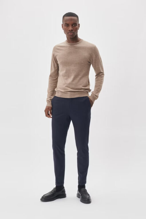 Matinique Margrate Merino Pullover Khaki Melange