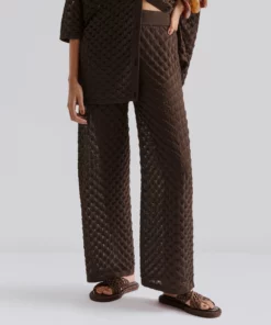 Malina Alissa Knitted Pants Chocolate