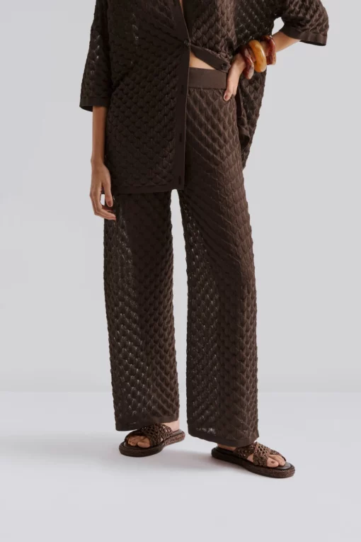 Malina Alissa Knitted Pants Chocolate