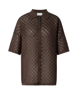 Malina Moa Knitted Shirt Chocolate