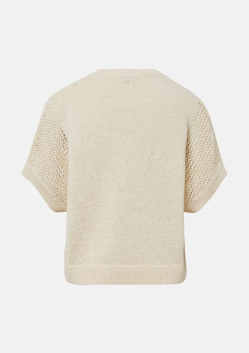 Comma, Knitted Pullover Beige