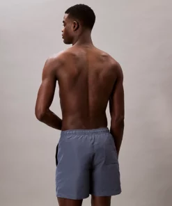 Calvin Klein Medium Drawstring Swim Shorts - Intense Power Grisaille
